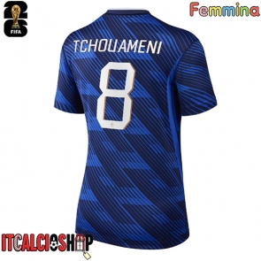 Francia Aurelien Tchouameni #8 Prima Maglia Femmina Mondiali 2026 Manica Corta